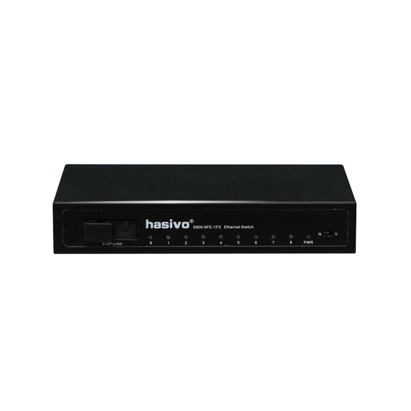 10/100M Fast Ethernet switch Fiber Optical Media Converter Single Mode 8*RJ45 UTP and 1*SC fiber Port | Компьютеры и офис