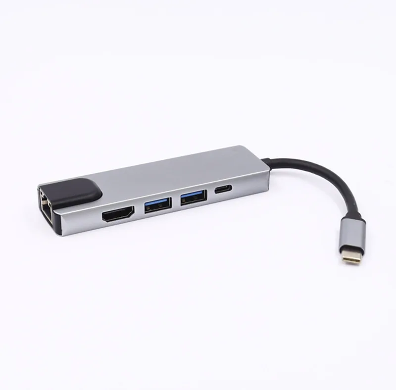 Сетевая карта Type C в RJ45 + концентратор HDMI / USB3.0 блок питания type плата расширения
