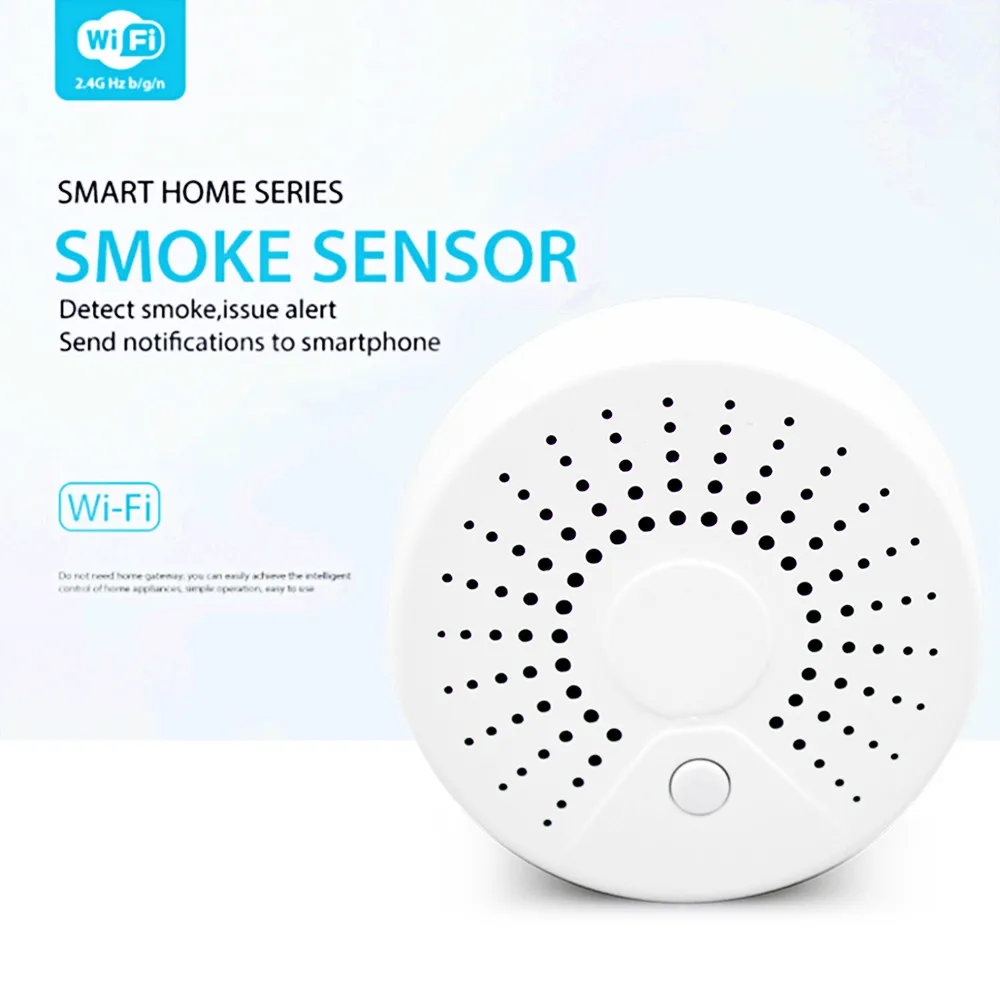 BeneXmart WiFi Tuya умный дымовой датчик беспроводной пожарной сигнализации