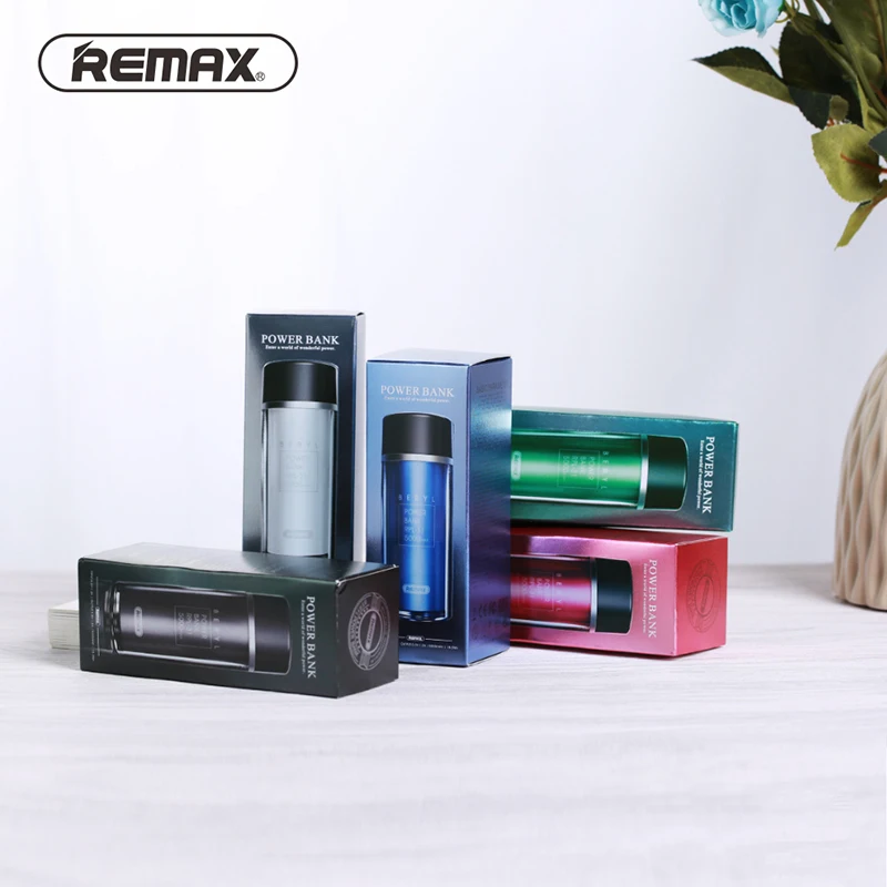 Remax специальный внешний аккумулятор 5000 мАч Портативная Usb зарядка Кристальный
