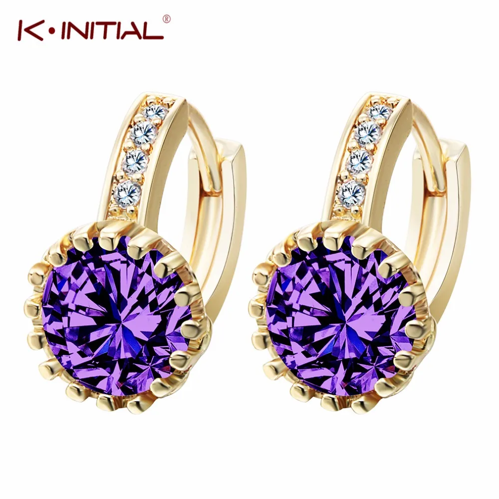 Kinitial 1 пара Серьги-кольца Большая распродажа цвета: золотистый серебристый плиты