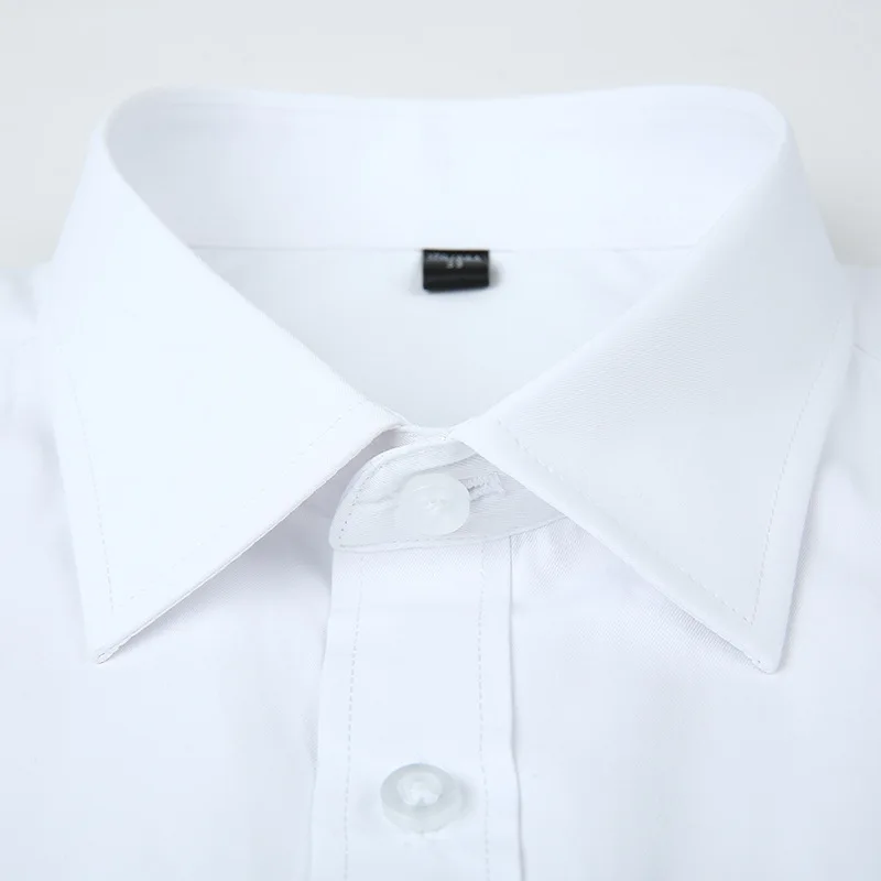 Летняя рубашка с коротким рукавом 2017 Мужские приталенные мужские строгие