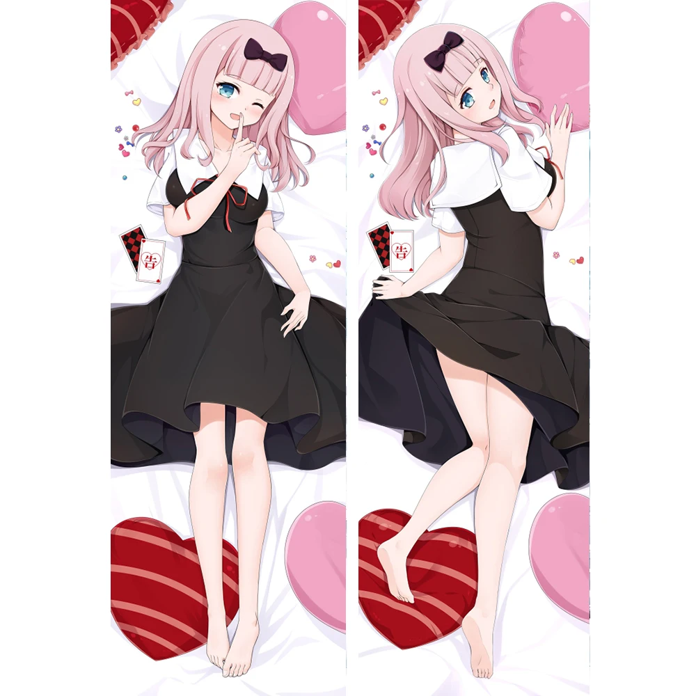 Кагуя sama: Love Is война Shinomiya аниме Подушка Dakimakura Чехол обниматься средства ухода за
