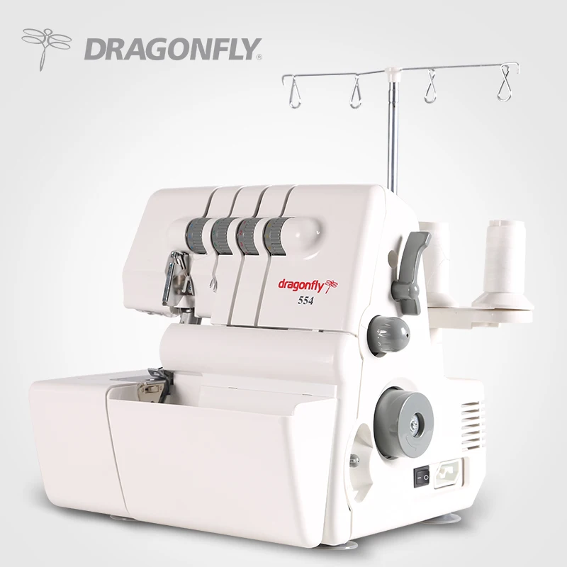 Отечественная швейная машина оверлок/швейная оверлок с 4 нитками Марка Dragonfly