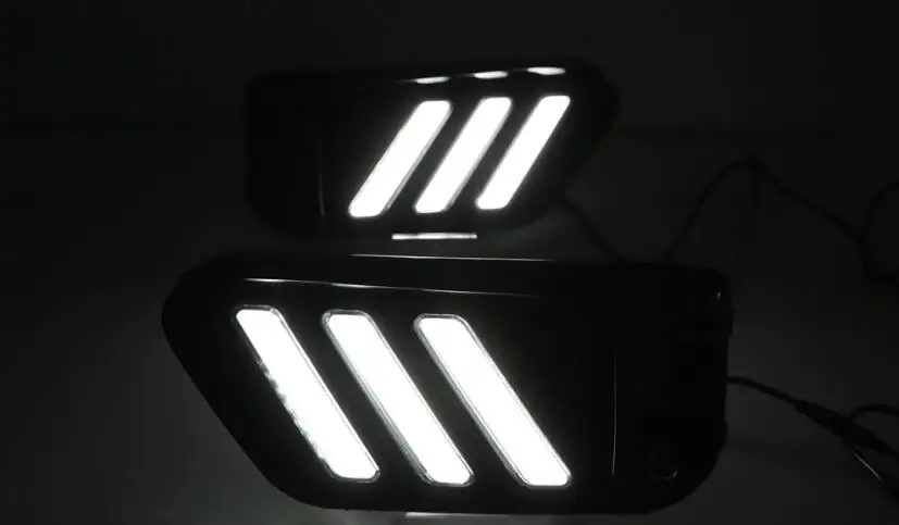 2 шт. светодиодный DRL Дневной светильник s Для BMW X1 F48 F49 2016 2017 2018 2019 светодиодные