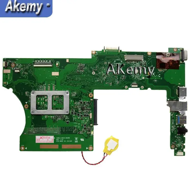 AK X401A материнская плата для ноутбука For Asus F401A X301A тест оригинальная HM70 14 &quotHD/13&quot HD