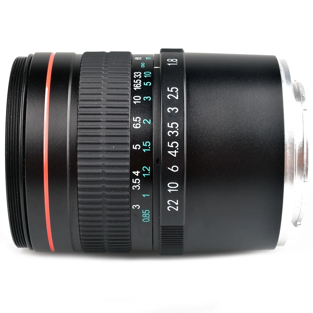 Объектив SLR 85 мм F1.8 большой светильник Круглый фиксированное фокусное