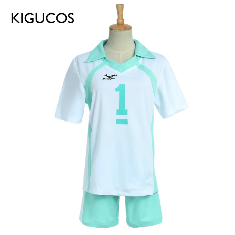 Костюмы для косплея KIGUCOS Karasuno High School Oikawa Tooru Haikyuu! Форма волейбола Трикотажная