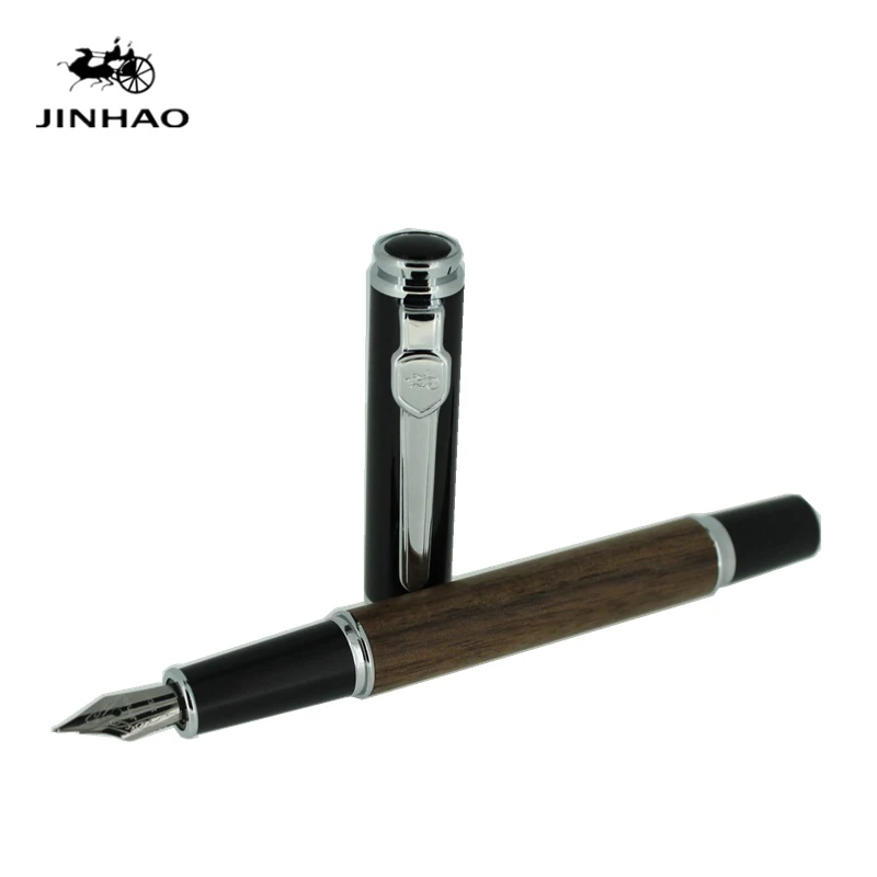 JINHAO 8802 офисные школьные принадлежности традиционная китайская живопись цветок сливы Серебряная керамическая авторучка