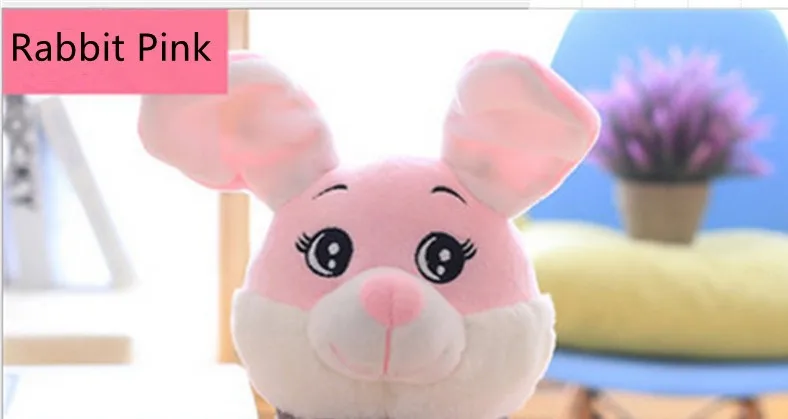 rabbit pink VIP Ссылка для электронные плюшевые игрушки собака слон медведь - Цвет: rabbit pink