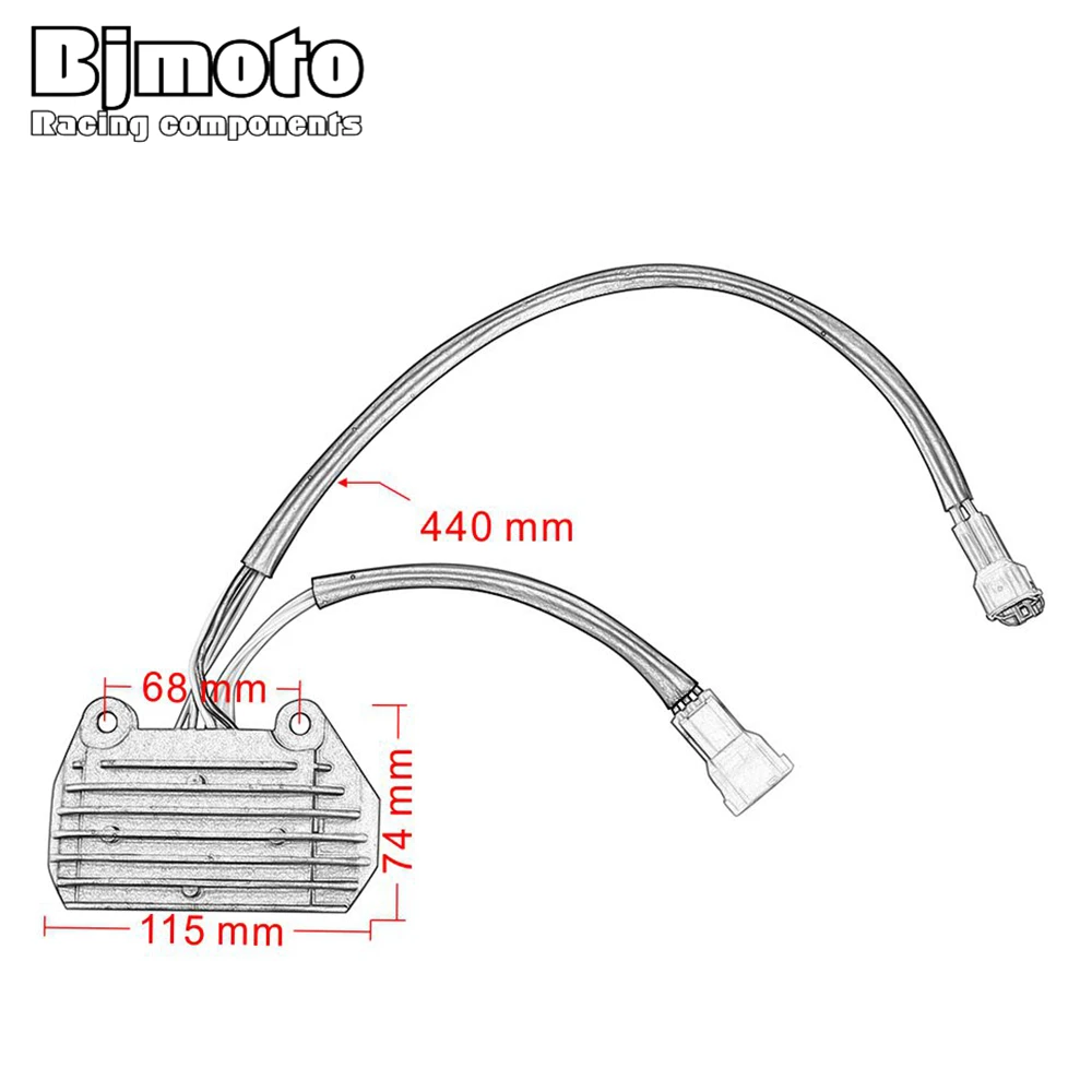 78111034000 мотоцикл 12V Напряжение регулятор выпрямитель для 250 EXC F шесть дней XCF W 350 XC FW