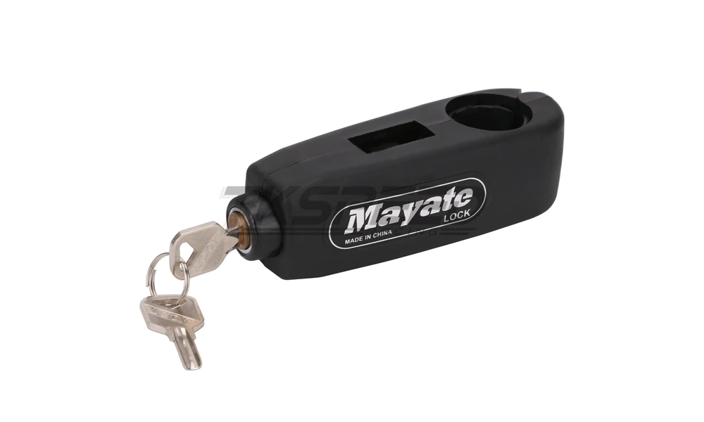 Newest CROC-LOCK MOTORCYCLE SCOOTER HANDLEBAR THROTTLE GRIP LOCK SECURITY LOCK,motorcycle accessories,Fits Most Scooter - Цвет: black