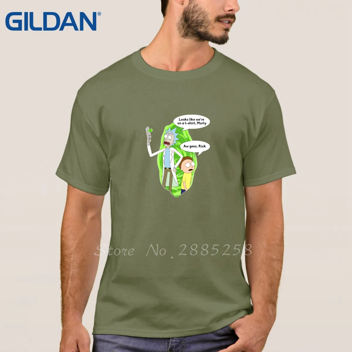 Hip T-Shirts Men Ripple Junction Rick And Morty Ship Dumping Gray Tee Shirts Cotton Animal | Мужская одежда