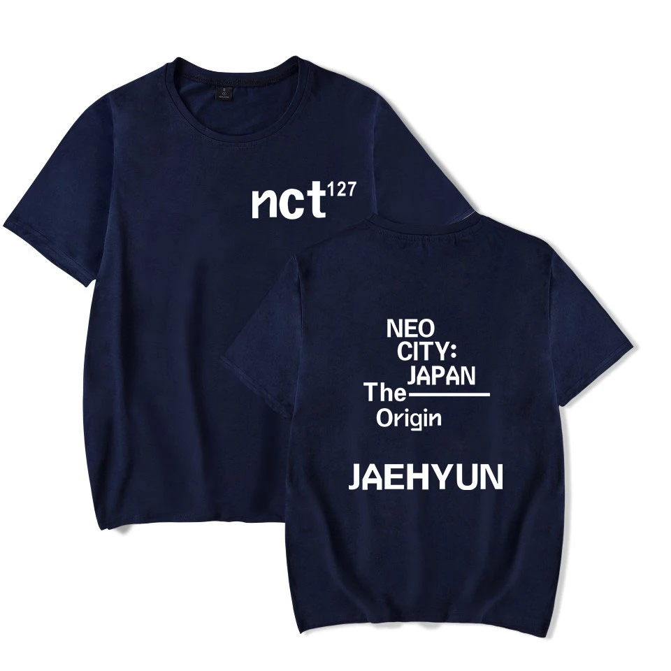 Kpop NCT U 127 Concert Album T Shirt Women Men Casual Cotton Tshirt Member Name Printed T-shirt Tops Clothes Camiseta Feminina | Женская