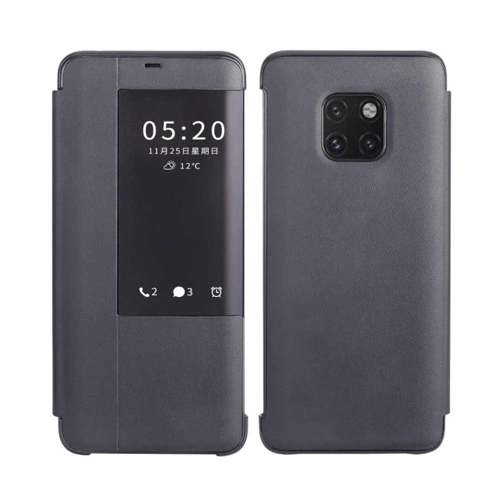 Чехол-книжка Huawei Mate 20 Pro оригинал чехол для умный сенсорный прозрачный кожаный