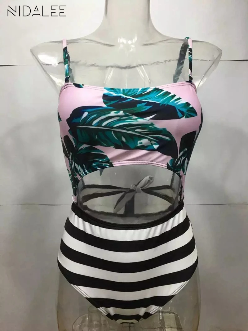 2018 сексуальный цельный купальник Женский комплект бикини пуш-ап женская пляжная