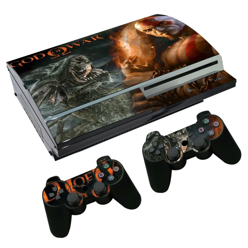 Наклейка God of War для PS3 Fat PlayStation 3 консоль и контроллеры Skins виниловая
