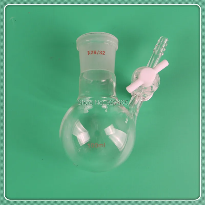 

Азотные колбы, круглые колбы (колбы Schlenk) с ПТФЭ заглушкой, 100 мл