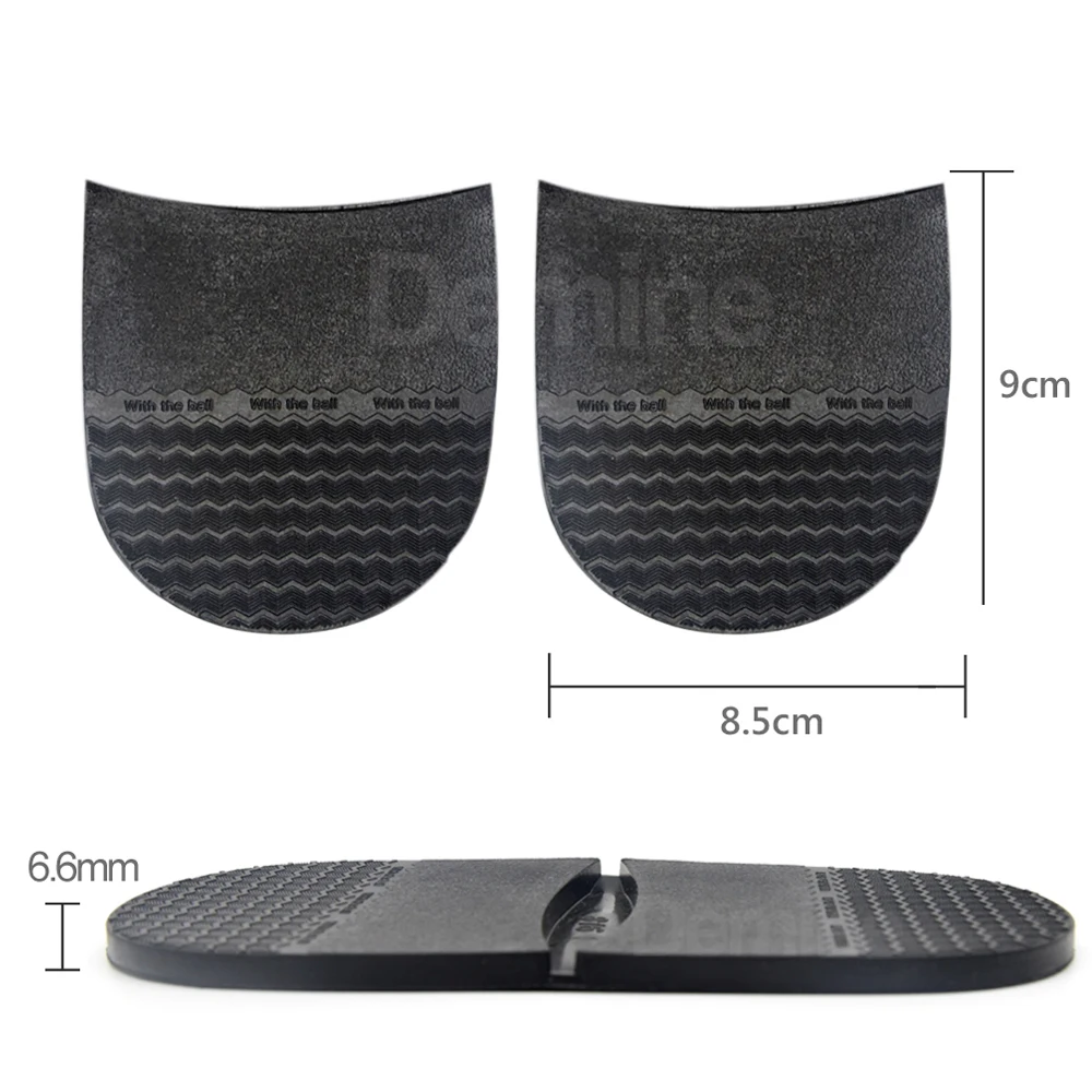 Thicken Rubber Shoe Soles for Men Leather Business Shoes Heel Sole Non-slip Repair DIY Replacement Outsoles Black Yellow Mat Pad images - 6