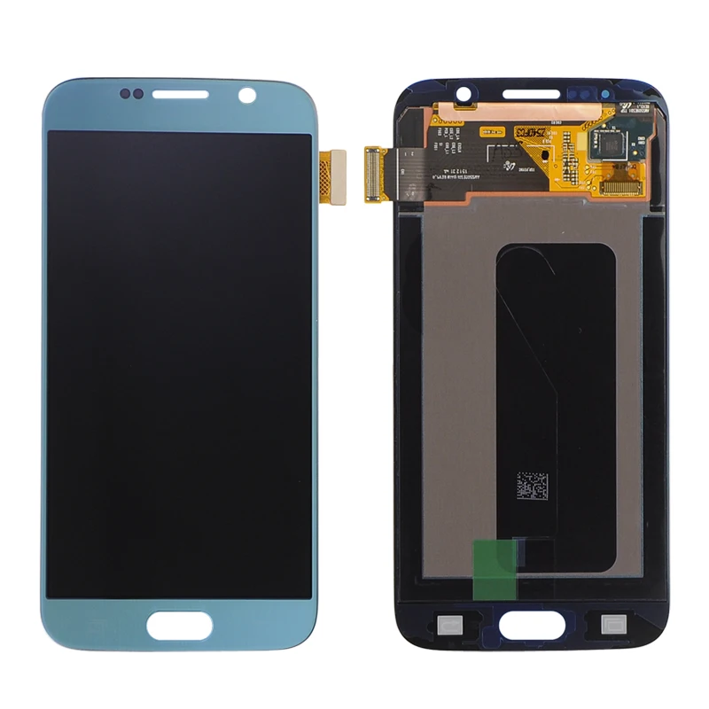 AMOLED для Samsung Galaxy S6 lcd G920 G920F G920i G920A G9200 ЖК-экран + сенсорный дигитайзер стеклянная