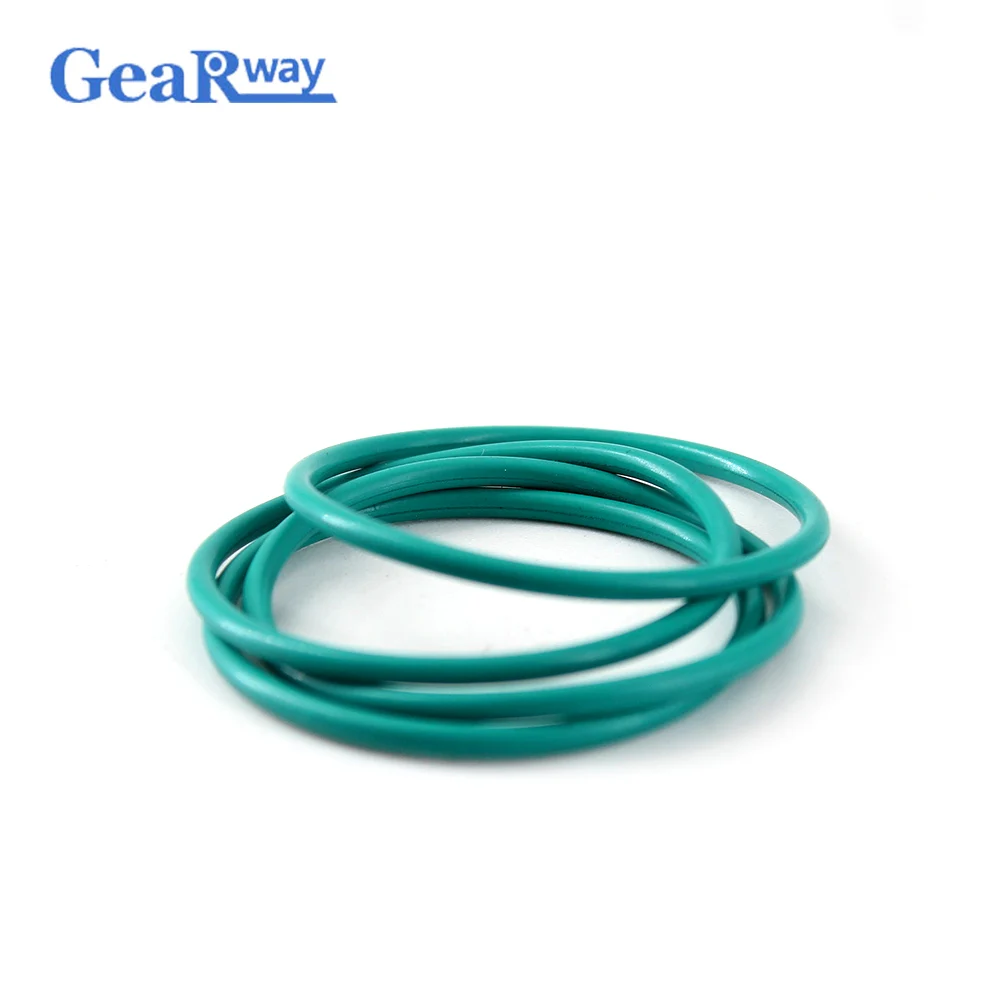 

Gearway Green FKM O Ring Seal 2mm thickness O Ring Sealing Gasket 61/62/63/64/80/81/82mm OD 70SH Hardness O Ring Seal Washer