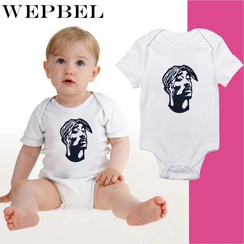 WEPBEL/Боди для малышей одежда Tupac детская рубашка подарки детское боди
