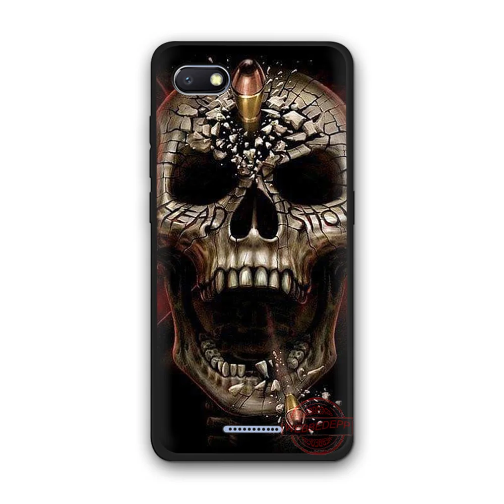 WEBBEDEPP с прикольным череп TPU чехол для телефона чехол-накладка Redmi Note 6Pro 7Pro 4A 4X 5 5A 6A 8A