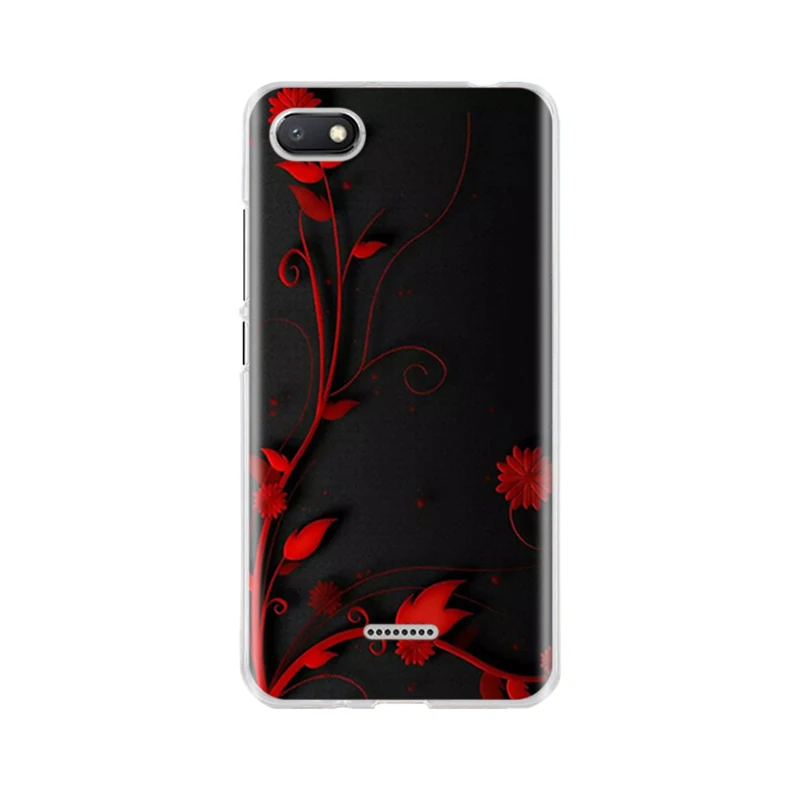 Силиконовый чехол для xiaomi redmi 6a с полной защитой мягкая задняя крышка из ТПУ чехлы
