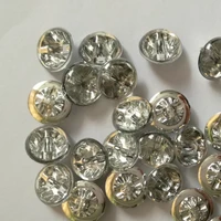 100pcs 13mm crystal rhinestones buttons round sewing button strass crystal stones for coats clothing scrapbooking crafts
