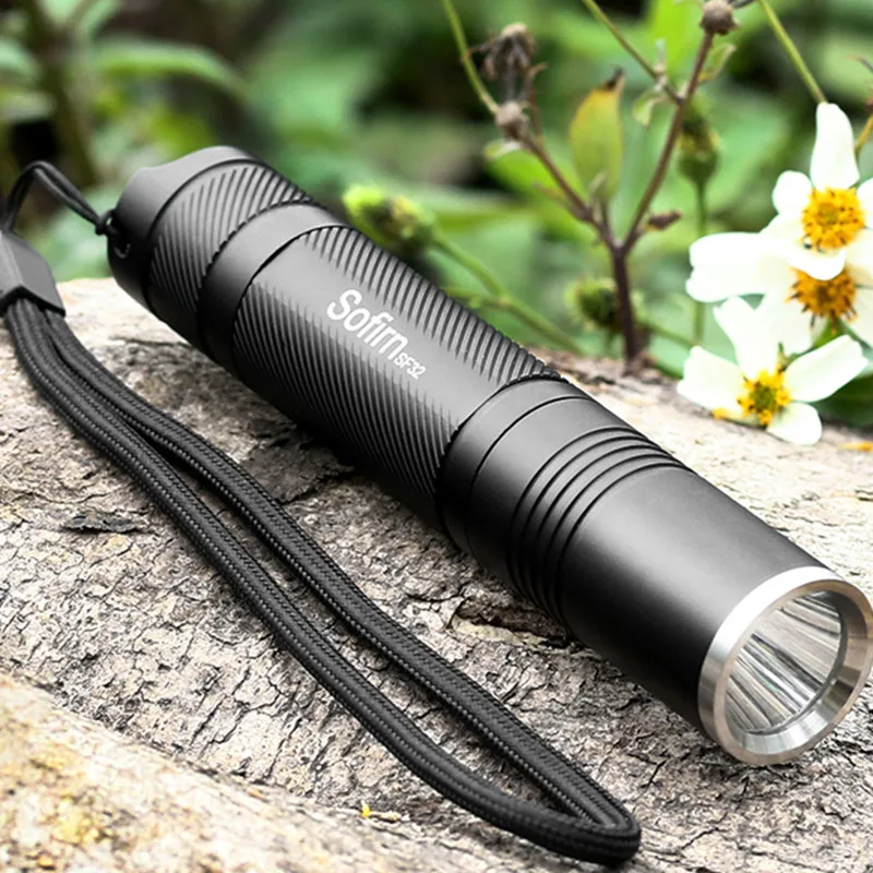 Sofirn SF32 светодиодный светильник 18650 Карманный светильник фонарь Cree XML T6 L2 Мощный тактический мини-светильник для велосипедного лагеря водонепроницаемый