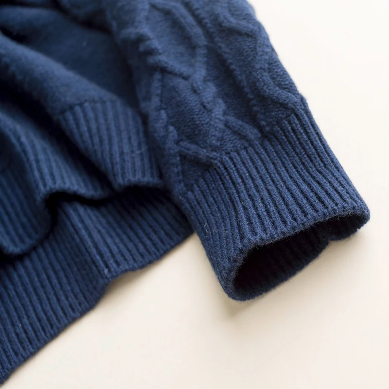 Christmas Sweater Women Winter Cashmere Cable Knit Jumper Pullover Female High Quality Knitting Brand Wool Thick Turtleneck | Женская