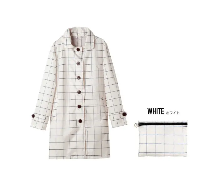 Длинный тонкий плащ женский водонепроницаемый капюшон легкий дождевик