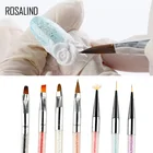 ROSALIND кисти для ногтей аксессуары: гель-акриловый набор кистей для ногтей 7 видов цветов Ручка для рисования краски кисточки для маникюра кисть для дизайна ногтей