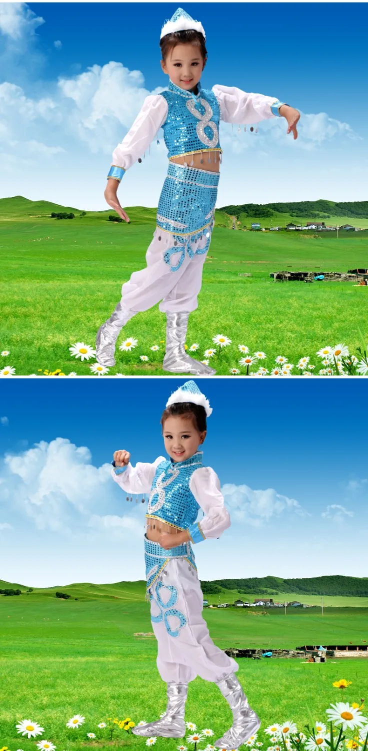 Детский индийский танцевальный костюм для танца живота | Тематическая одежда и