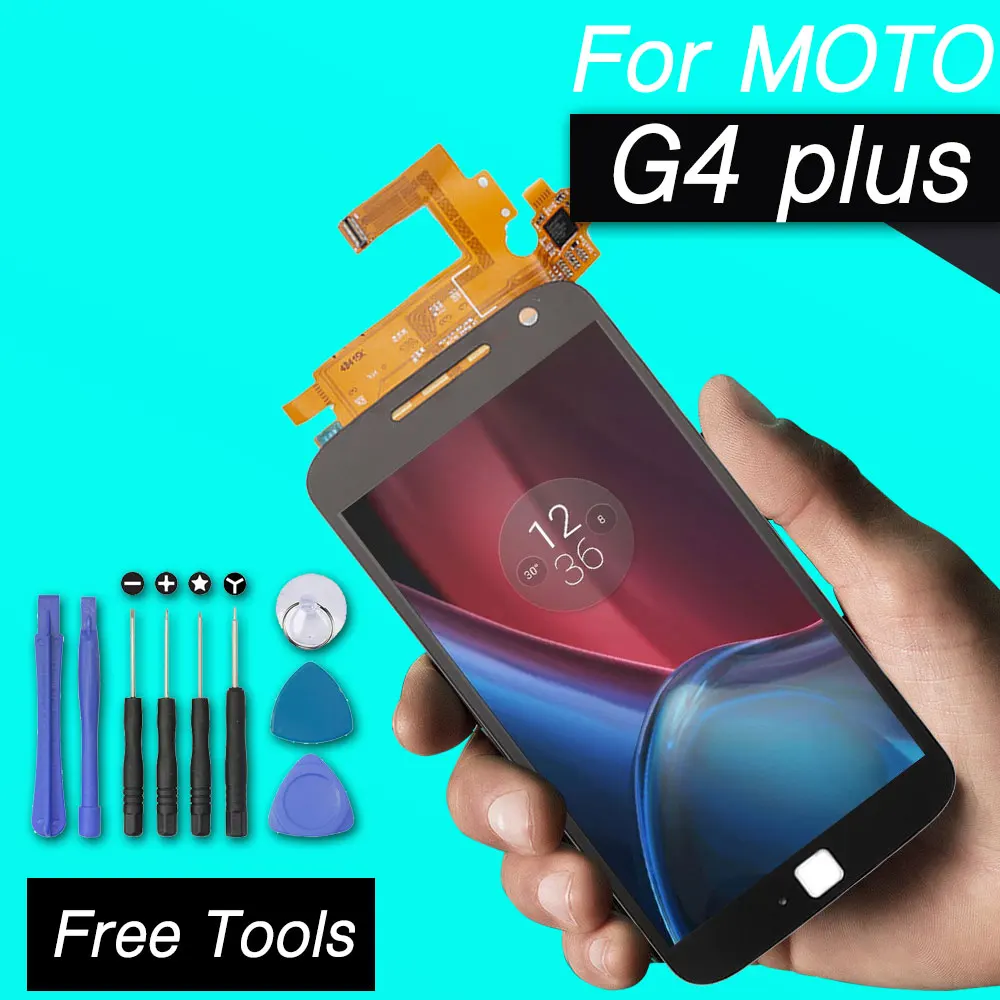 PrepairP жидкокристаллический дисплей с сенсорным экраном экран для Motorola Moto G4 плюс
