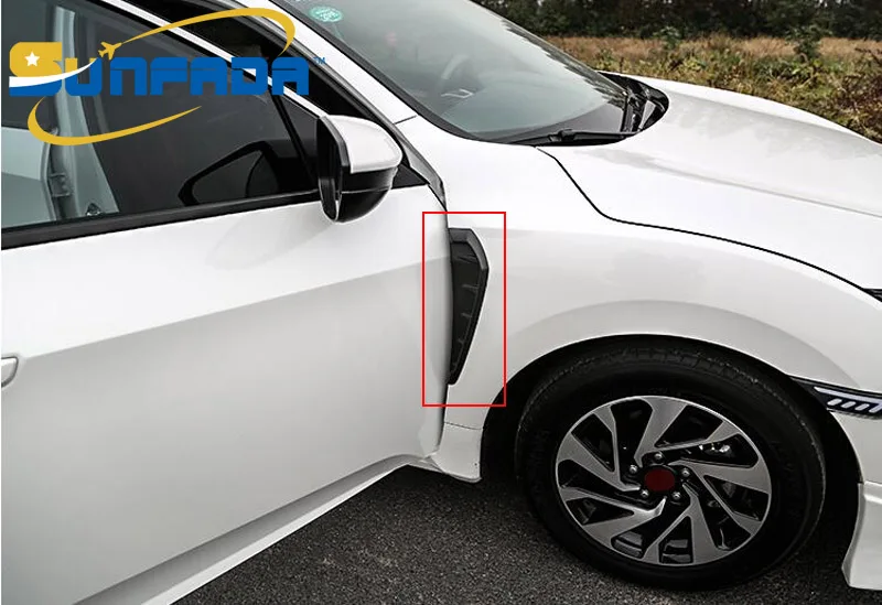 Sunfada gloss/матовый черный спортивный стили Прокат Средства ухода за кожей Крыло ABS