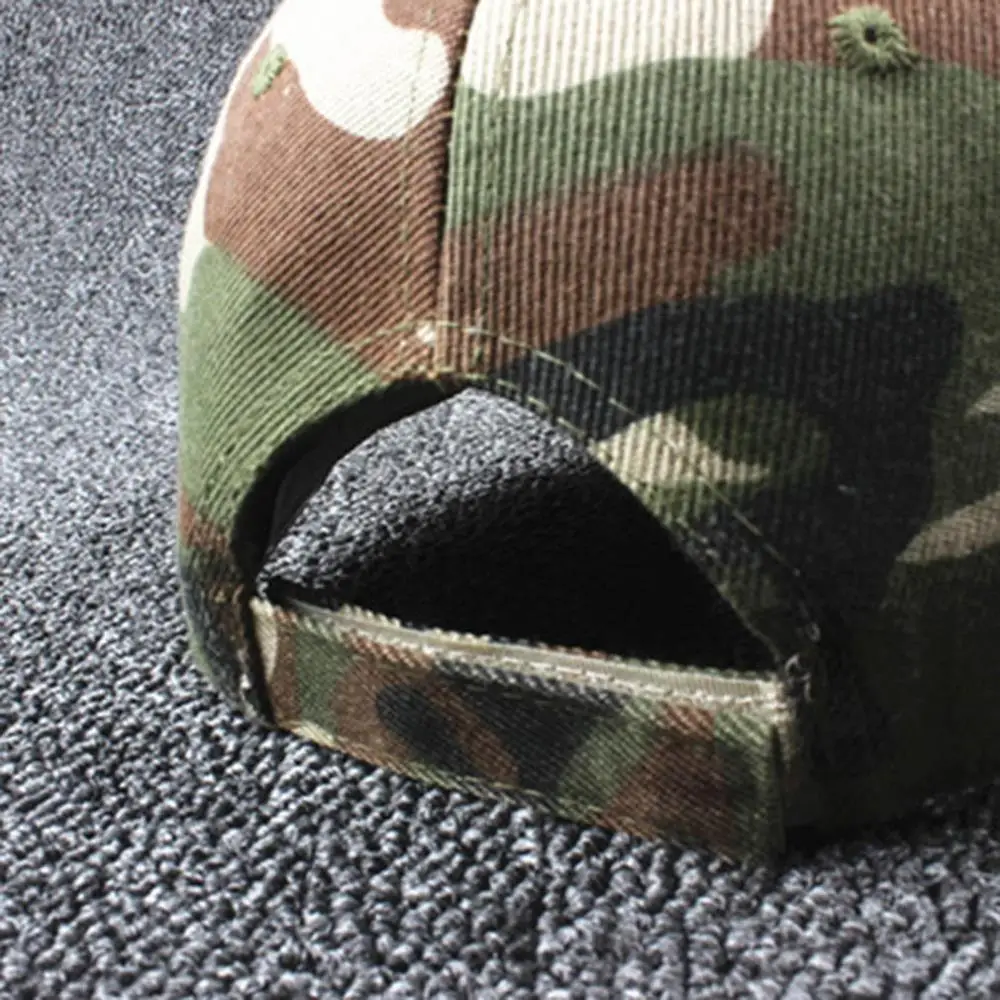 Стильный Бейсбол шапки камуфляж Регулируемая Тактические темно-Шапки морской