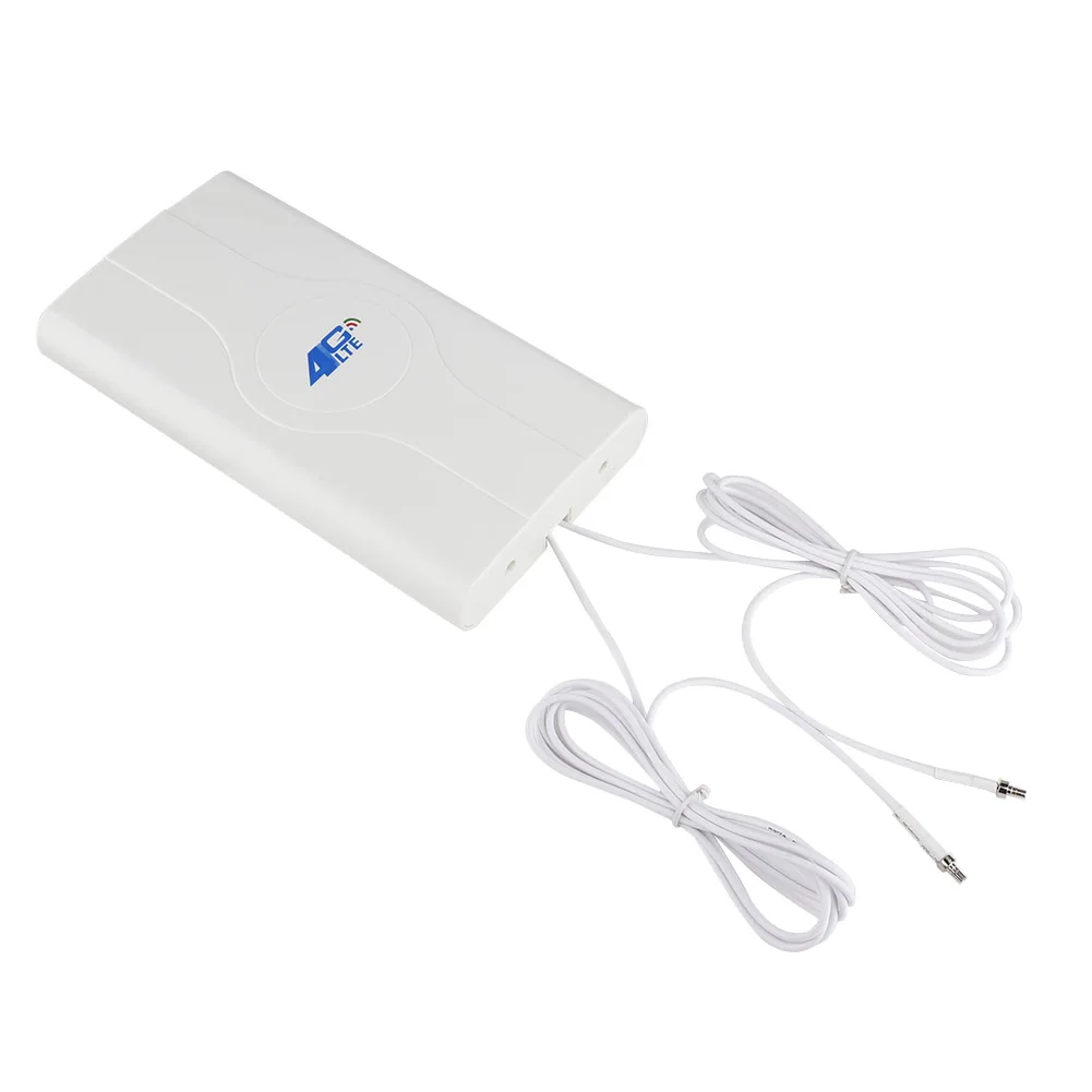 88dBI 3g 4G LTE Антенна мобильная антенна усилитель mImo панельная антенна 2* SMA-male/TS9/CRC9 разъем с 2 м кабелем 700~ 2600 МГц