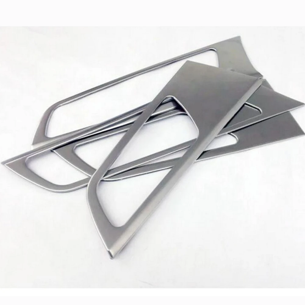 4 шт. Нержавеющая сталь двери автомобиля ручка чаши декоративное покрытие