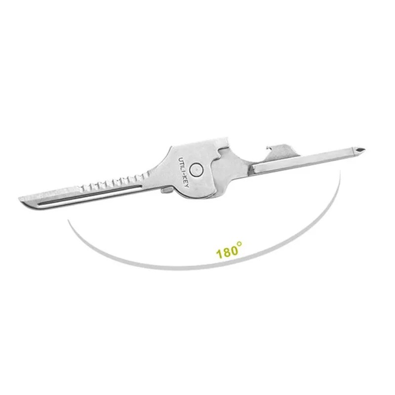 2 шт. 6 в 1 Utili Key многофункциональные ключи нож из нержавеющей стали для