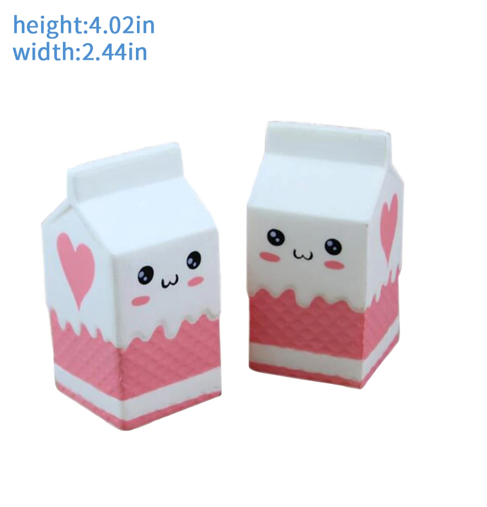 Мягкий олень зубы конфеты Jumbo мягкий милый Единорог КИТ торт Squishies медленно поднимающийся крем ароматизированный сжимающий игрушка ремешок для телефона - Цвет: milk3