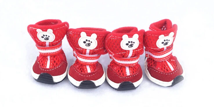 Бесплатная доставка 4 шт./компл. обувь для кошек и собак щенков спортивные ботинки