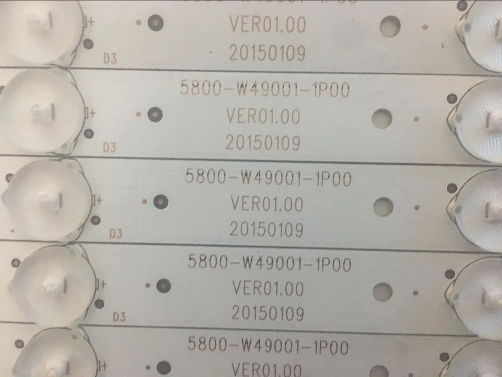 1 Набор = 10 шт. светодиодная подсветка для 49E3000 49E6000 49E360E/5ERS 5800-W49001-1P00 5800-W50001-1P00 480 мм 6 светодиодов