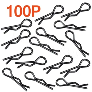 Оптовая продажа, 100 шт., зажимы для корпуса из нержавеющей стали, штифтовый корпус для Redcat HPI Himoto HSP 110 116 RC Car 02053