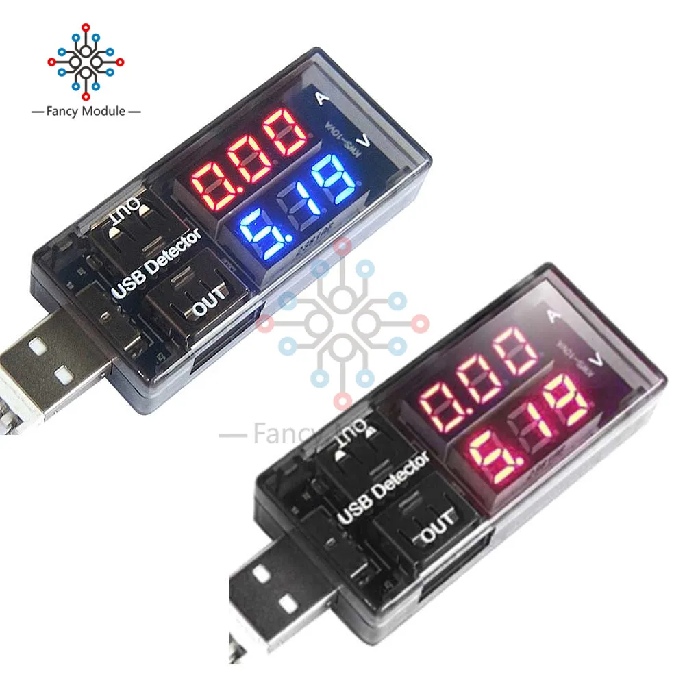 Зарядный детектор напряжения USB Мобильный Вольтметр Амперметр Напряжение
