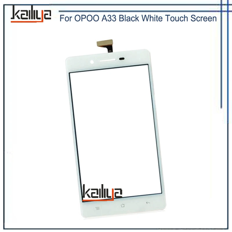 Дигитайзер сенсорный экран для Oppo A33 Черный Белый Новый 5 0 дюймов стекло сенсор