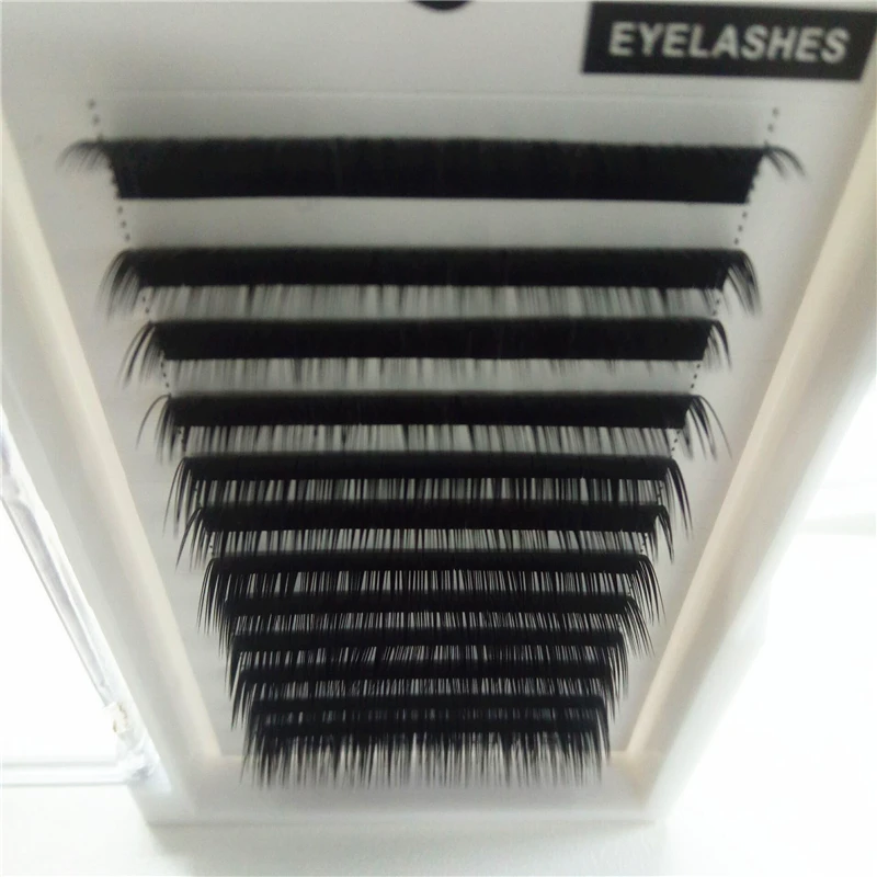Натуральные накладные ресницы для наращивания 9 14 мм|fake lashes|l curlnatural eyelash extension |