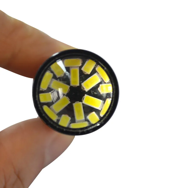 100 шт. Автомобильные светодиодные лампы 360 BA15S 1156 SMD 126 3014 1157 BAY15D 7440 7443 | Автомобили и