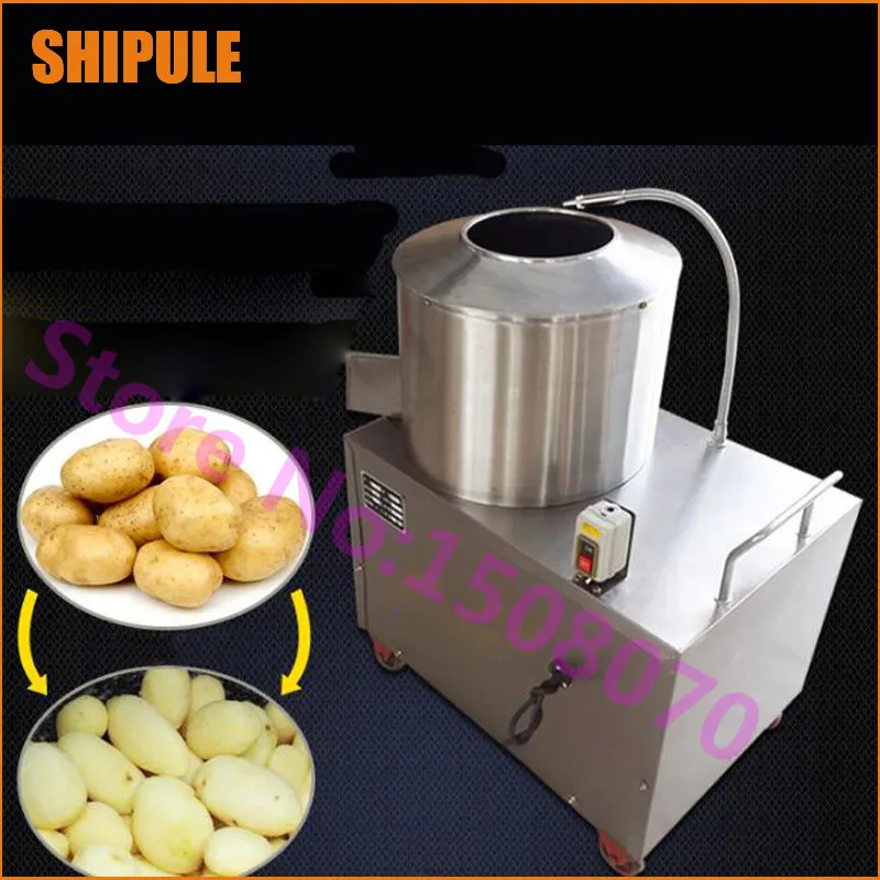 

SHIPULE china wholesale 300-500kg/h restaurant electric industrial potato peeling machine/commercial used potato peeler