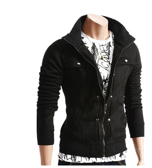 Мужская ветровка с длинным рукавом и подставкой большие размеры для осени зимы